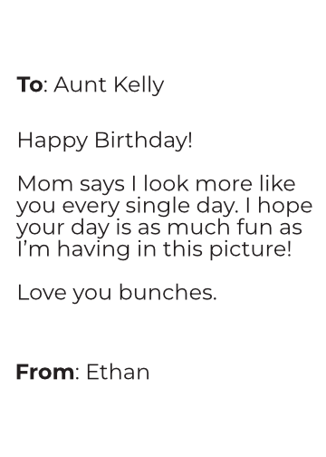 Example card back